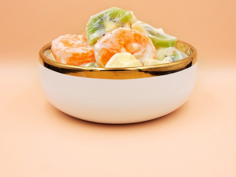 Fruit salad with yogurt recipe