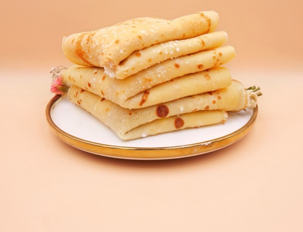 Crepes with sweet cottage cheese recipe