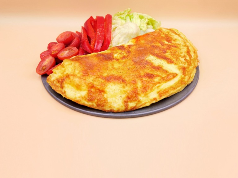 French omelette with vegetables recipe