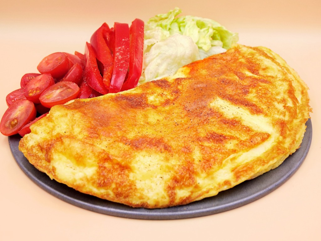 French omelette with vegetables recipe