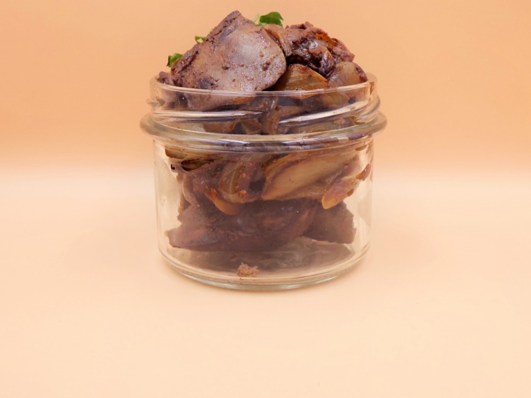 Chicken liver with onions recipe