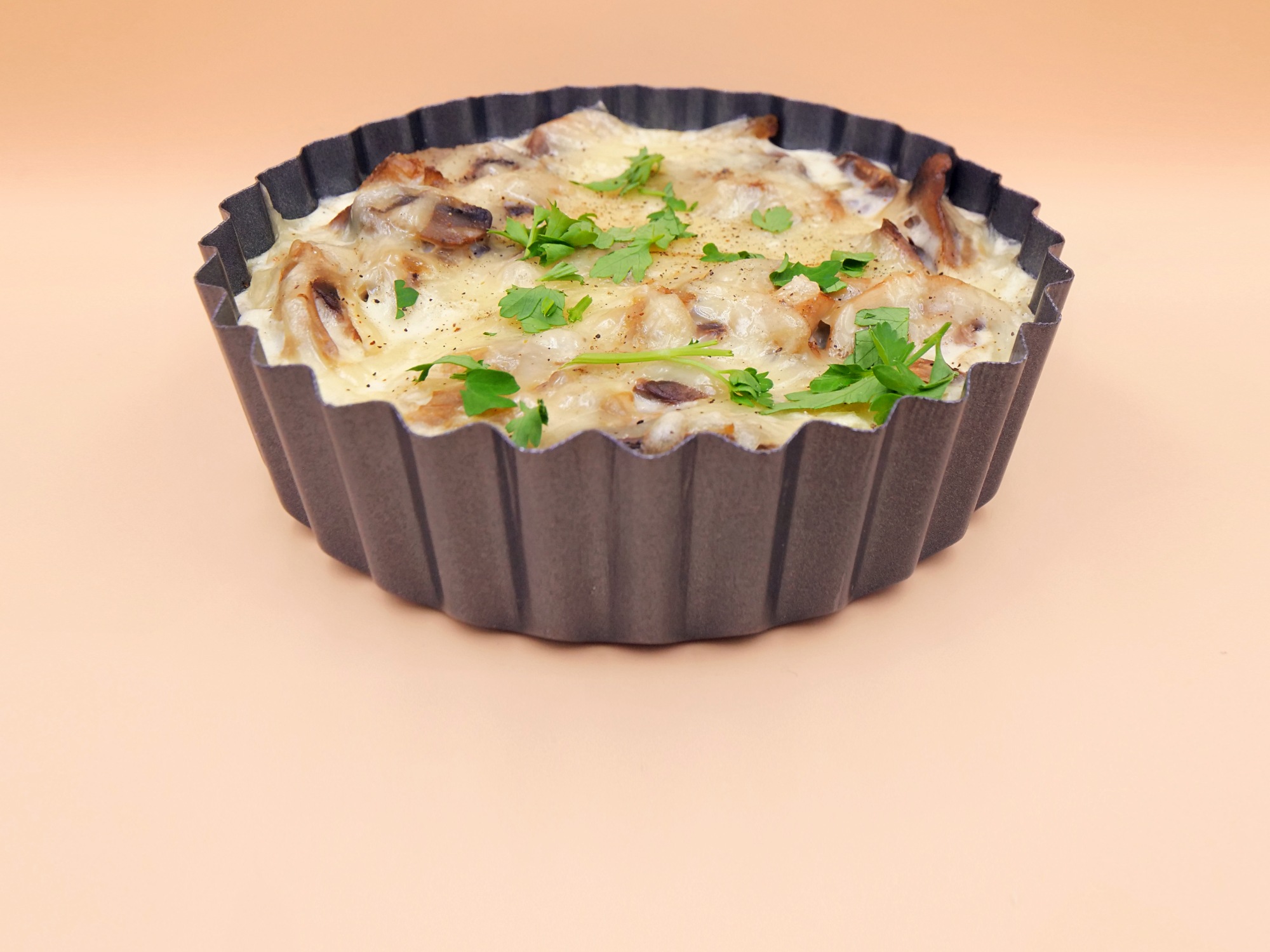 Mushroom quiche recipe