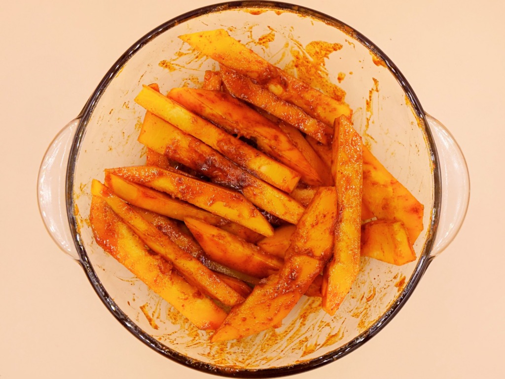 Pumpkin fries recipe