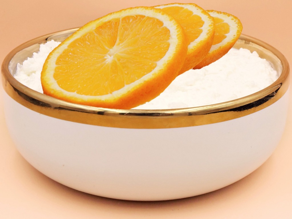 Rice with quark and orange recipe