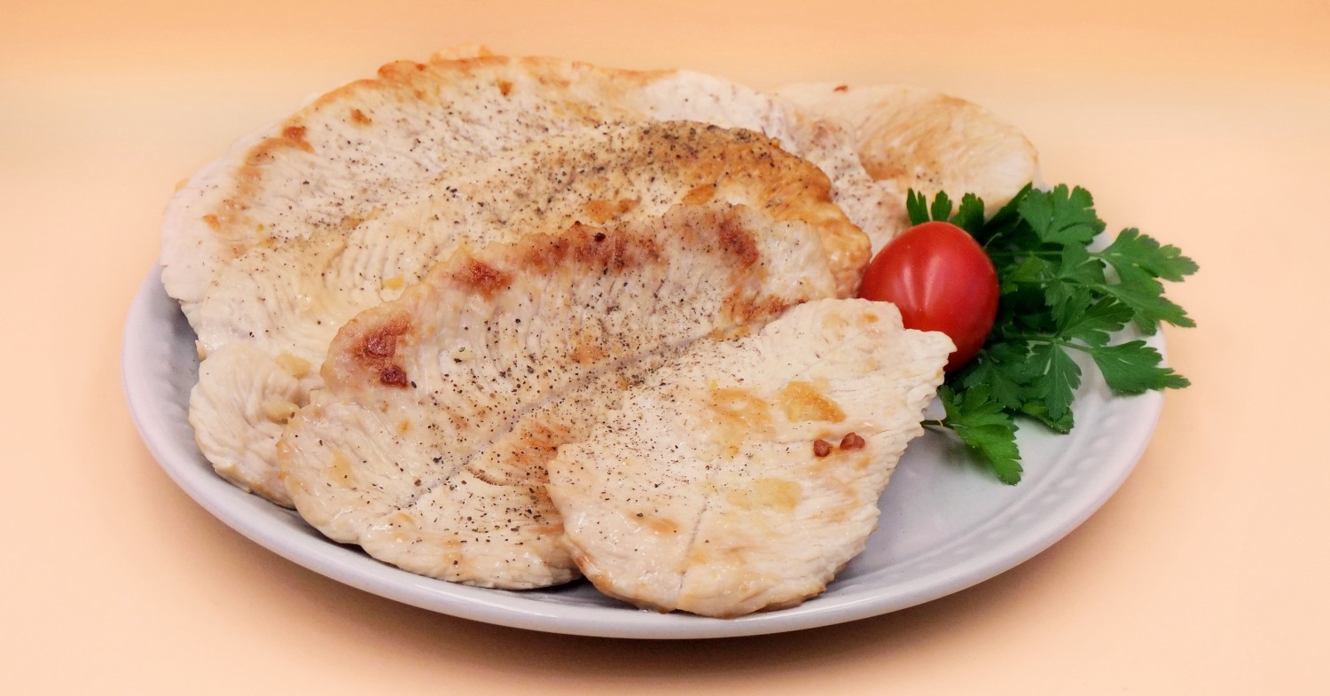 Panfried turkey breast