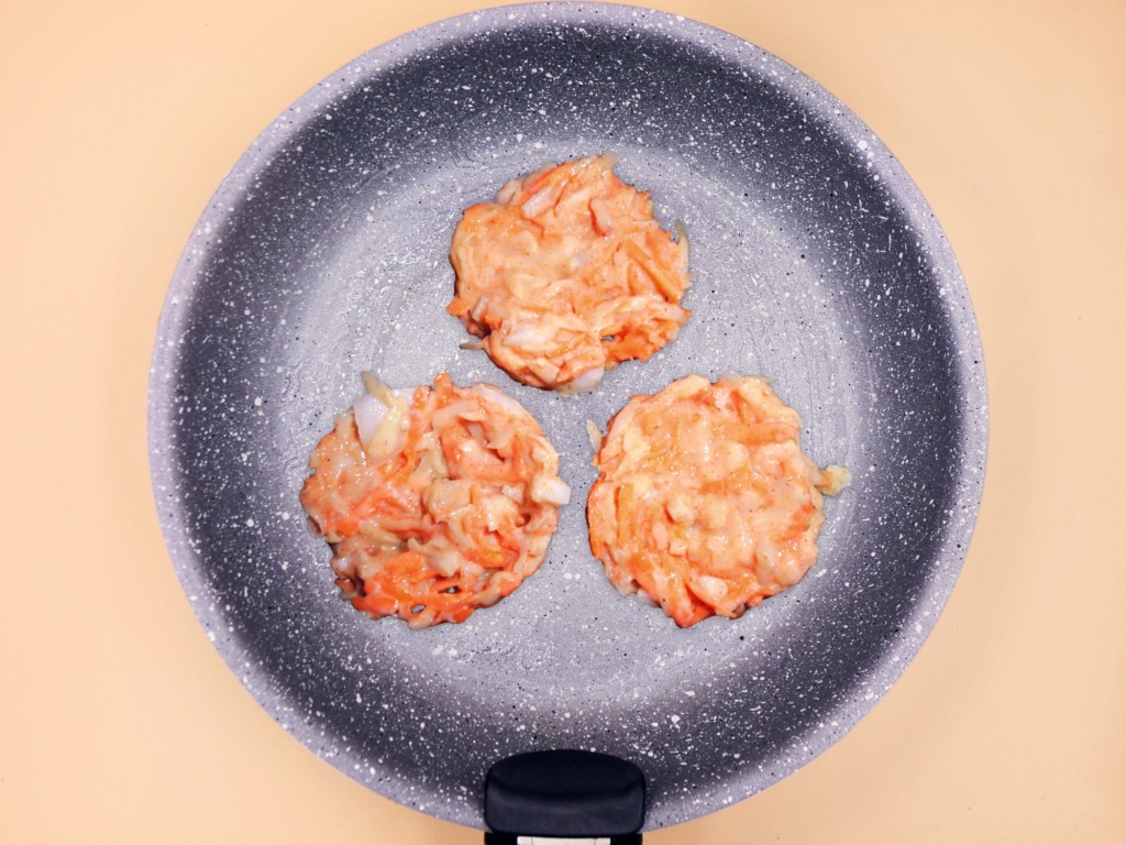 Potato and carrot pancakes recipe