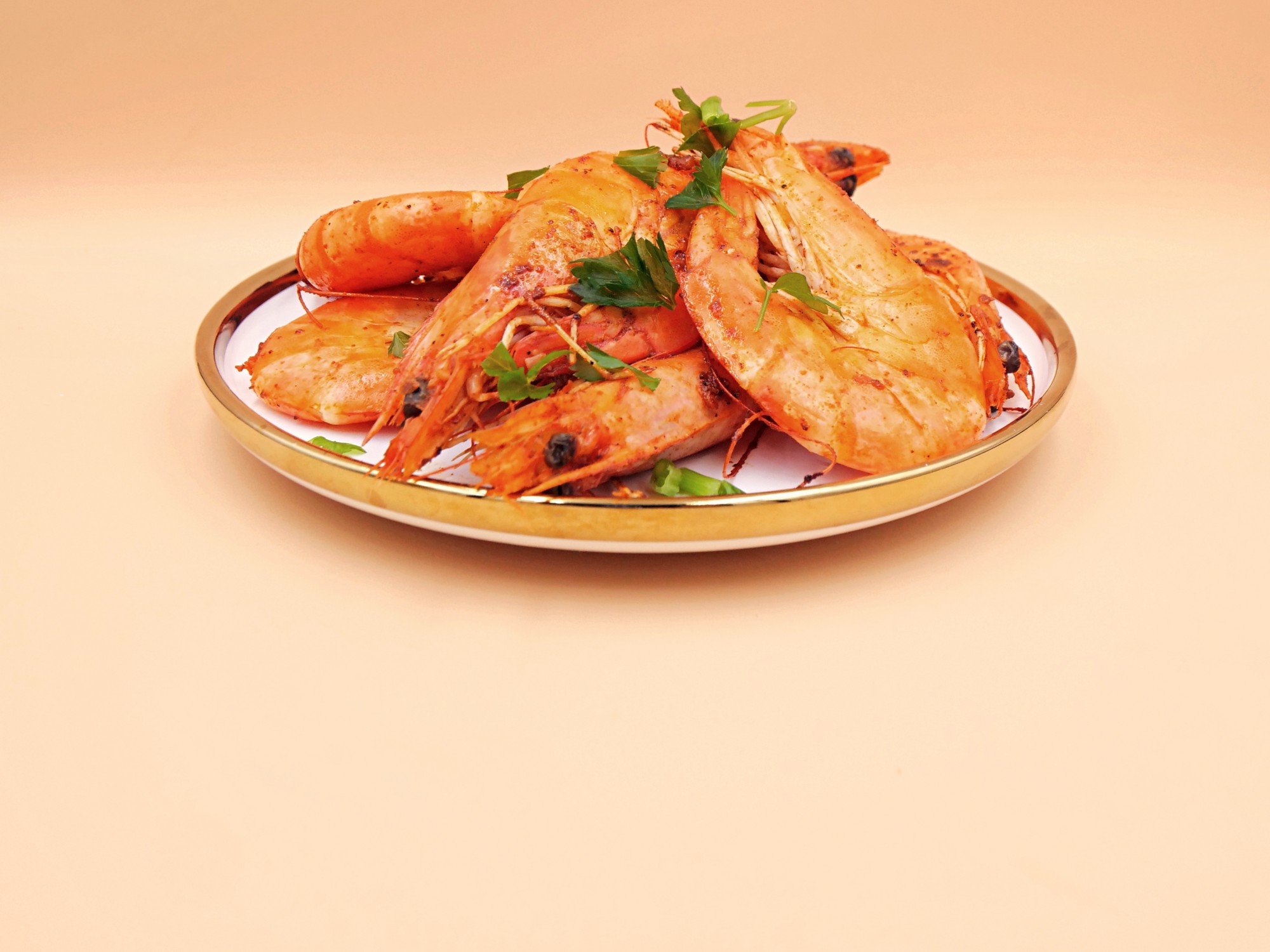 Tiger prawns in spicy marinade recipe