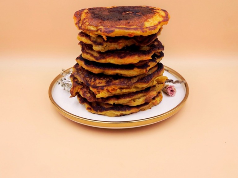 Banana carrot pancakes recipe