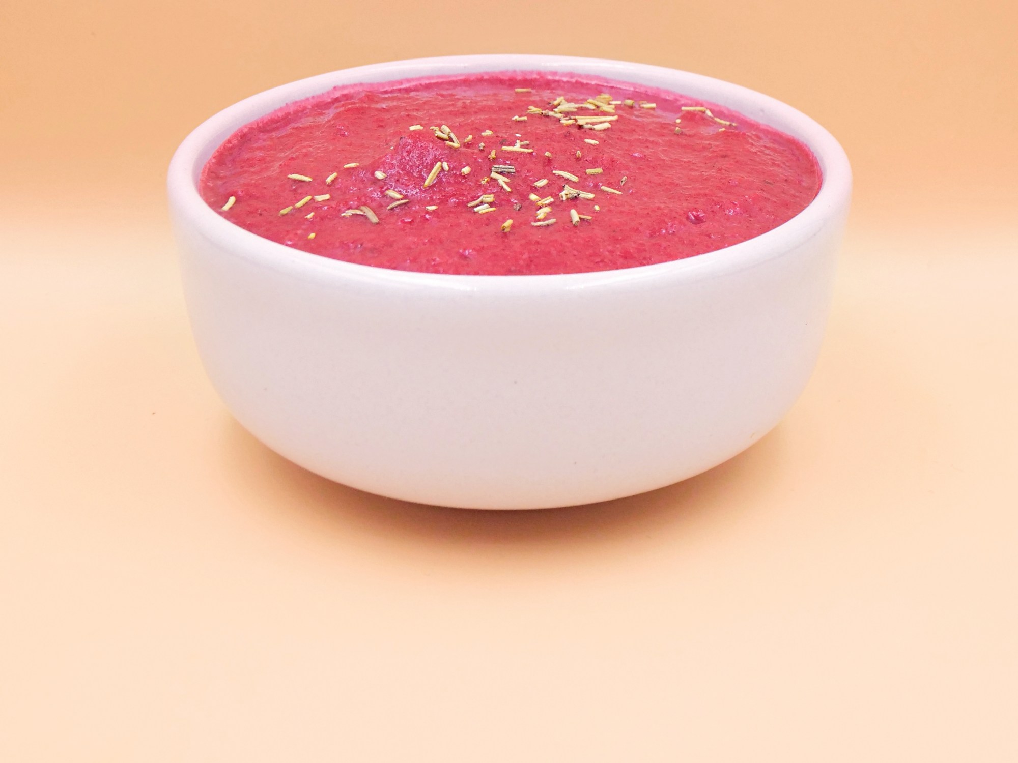 Beetroot cream soup with coconut milk recipe