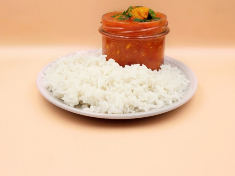 Shrimp curry rice recipe