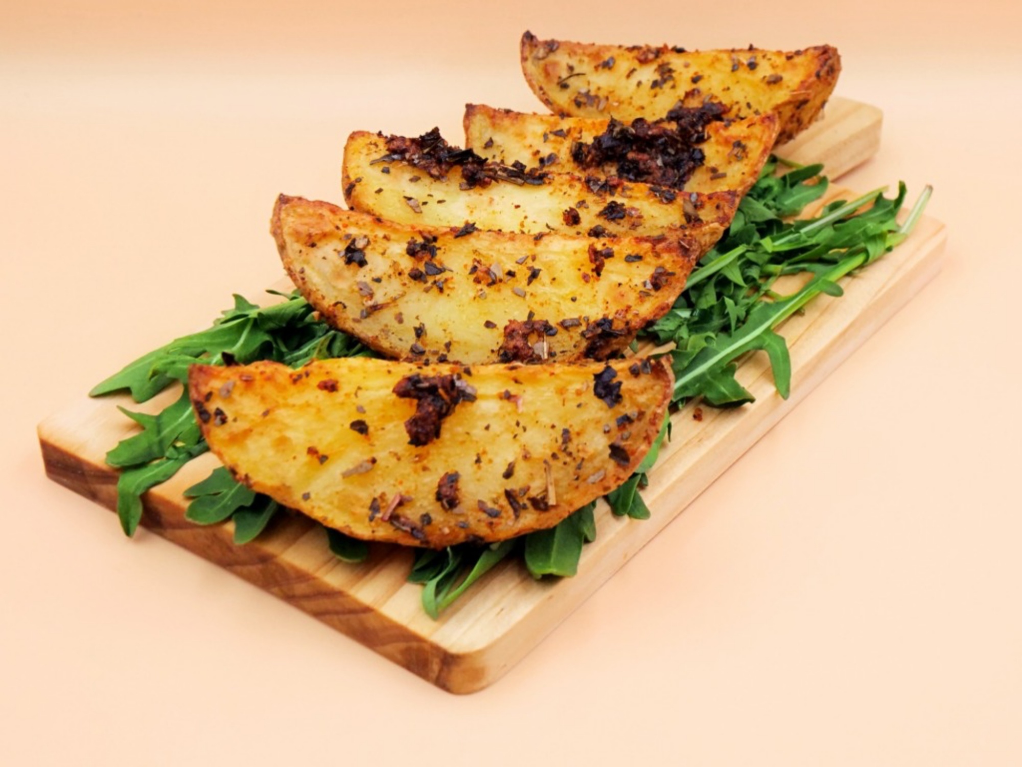 Baked potato wedges recipe