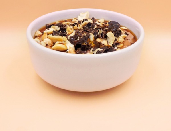 Chocolate nut yogurt with chilli recipe