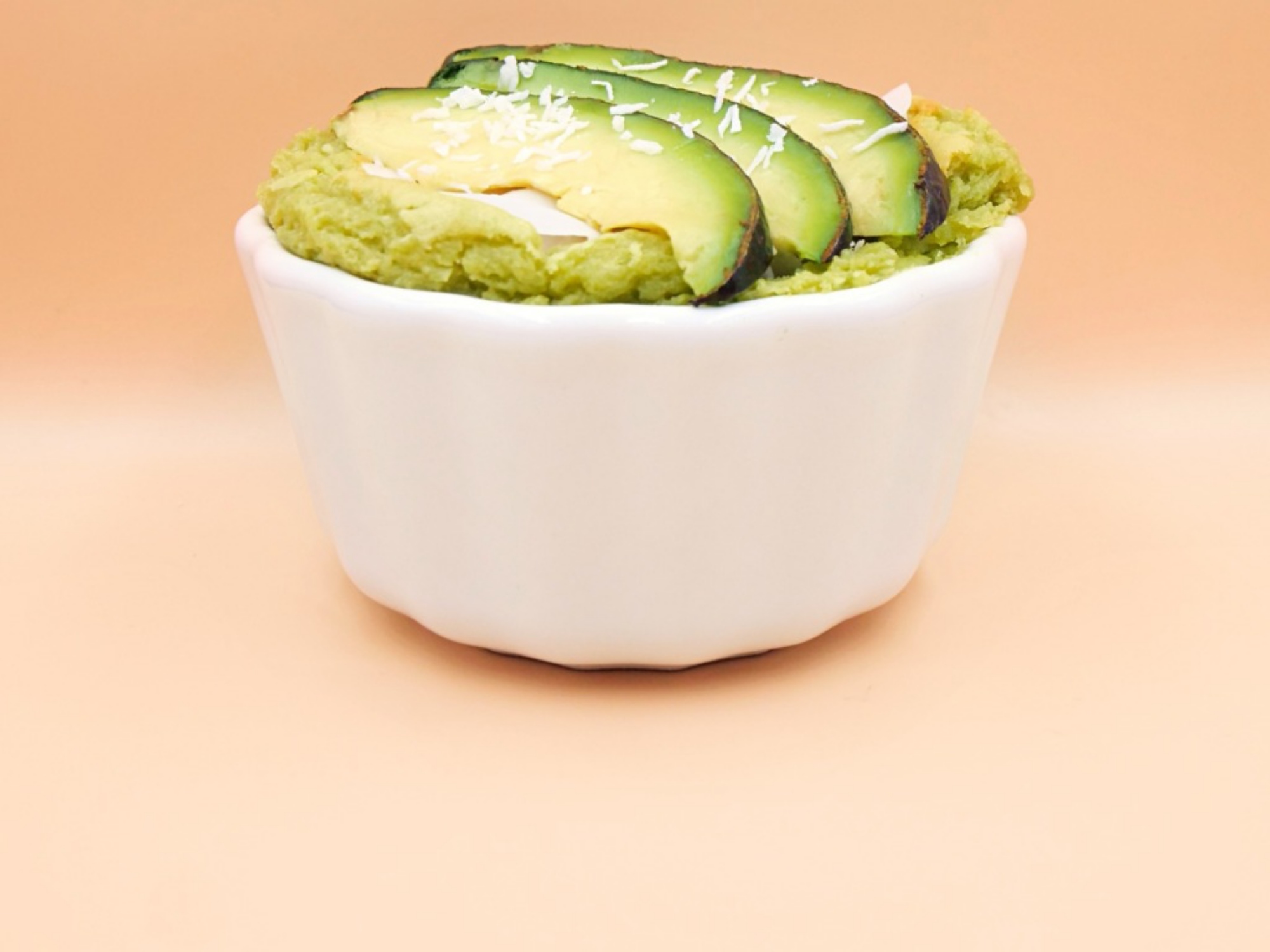 Coconut muffin with avocado recipe