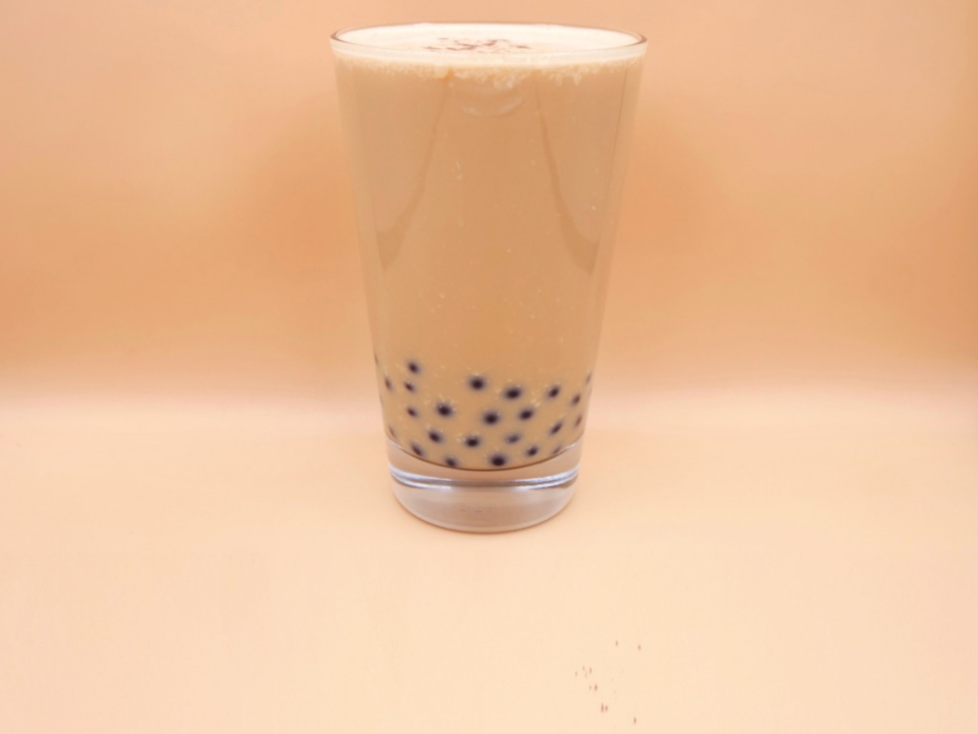 Milky coffee with tapioca pearls recipe