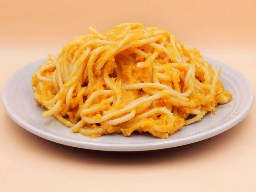 Pumpkin purée pasta recipe