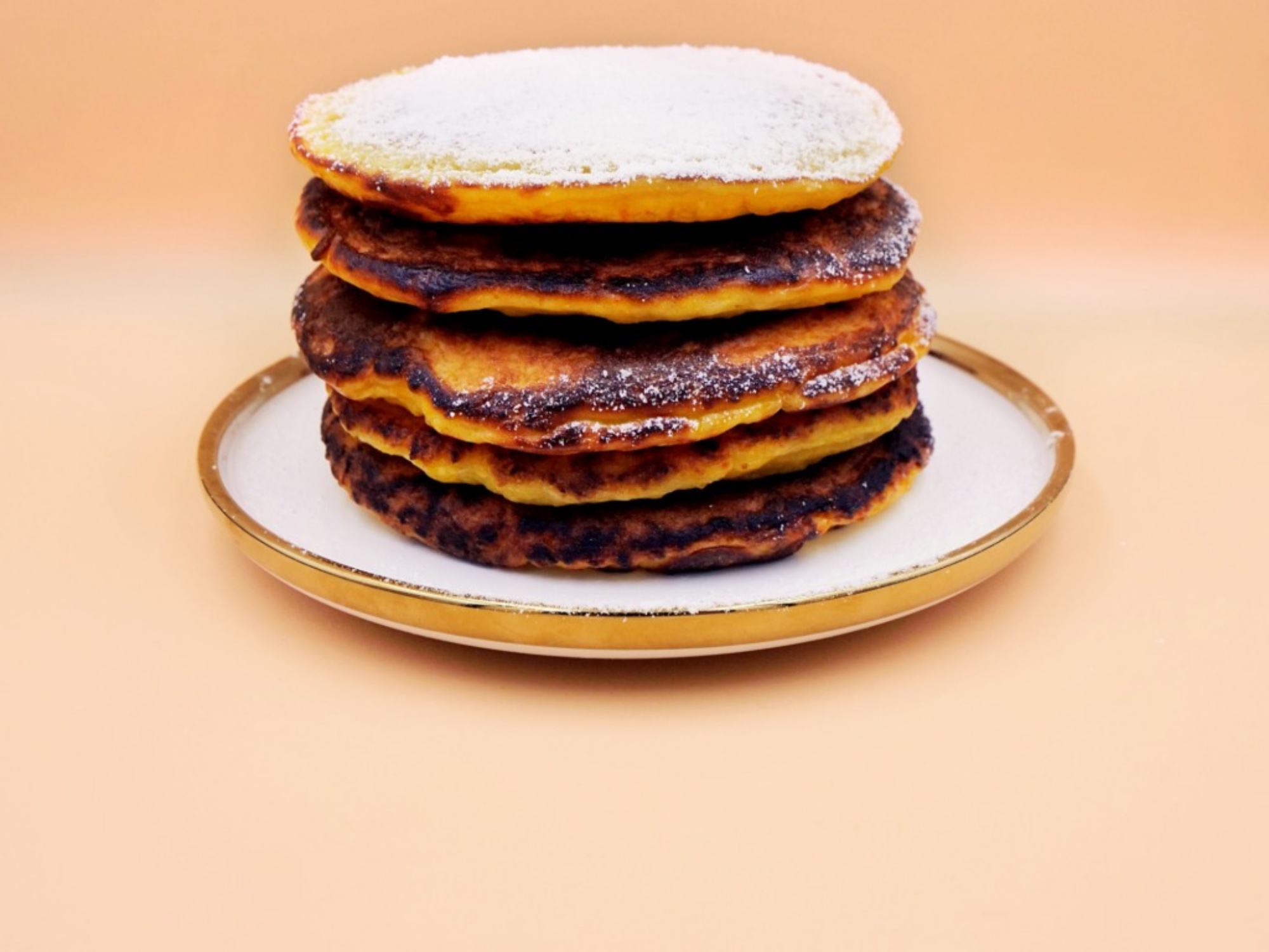 Pumpkin yogurt pancakes recipe