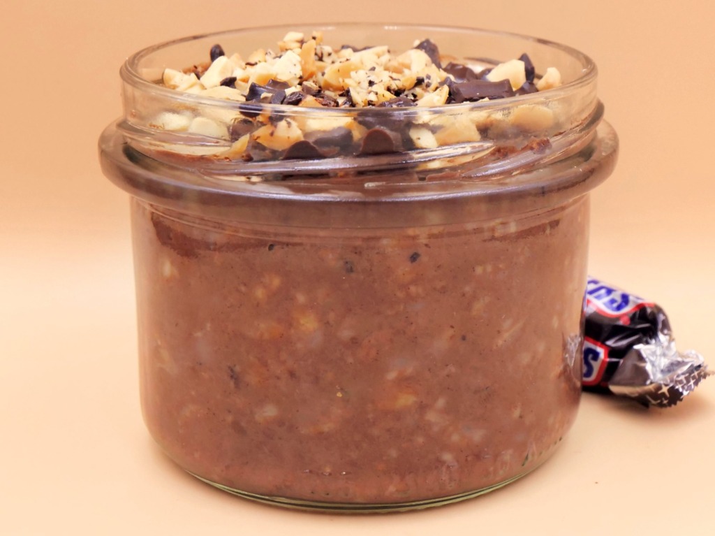 Snickers oatmeal recipe