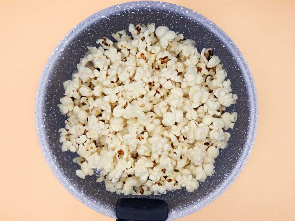 Homemade herb popcorn with cheddar cheese recipe