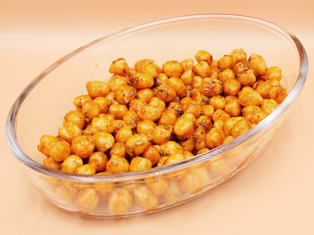 Crispy roasted chickpeas recipe
