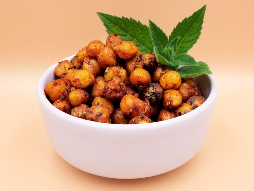 Crispy roasted chickpeas recipe