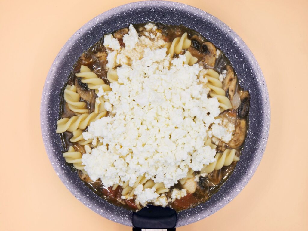 Pasta bake with ham and quark recipe