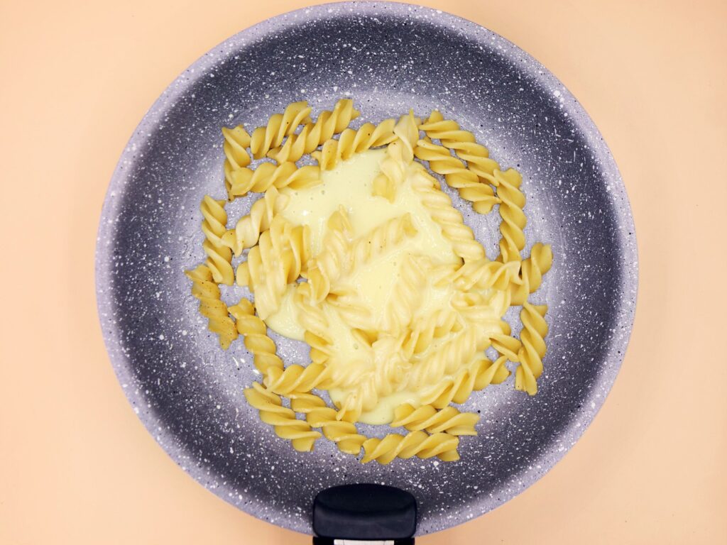 Pasta with egg recipe